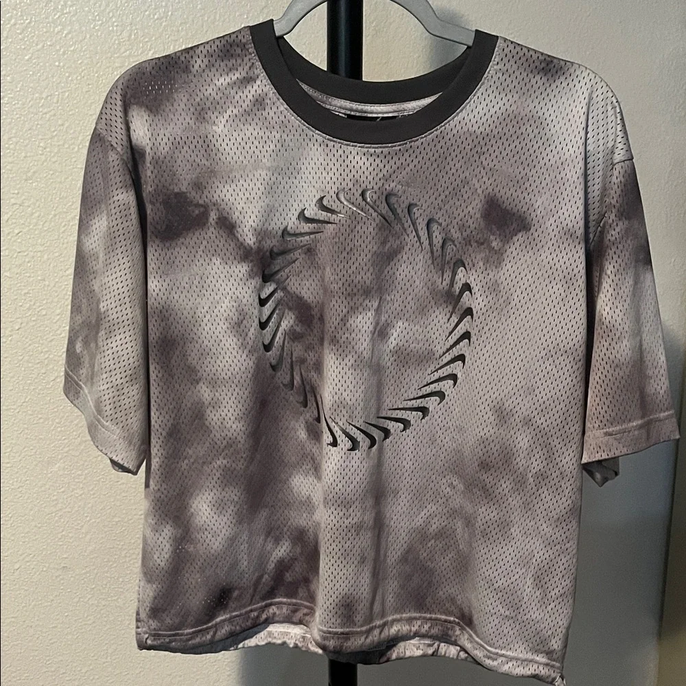 Nike Icon Clash Gray Mesh T-Shirt